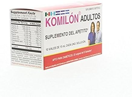 Adults - Suplemento Del Apetito x 10 Viales x 15 ml (Pack of 1)