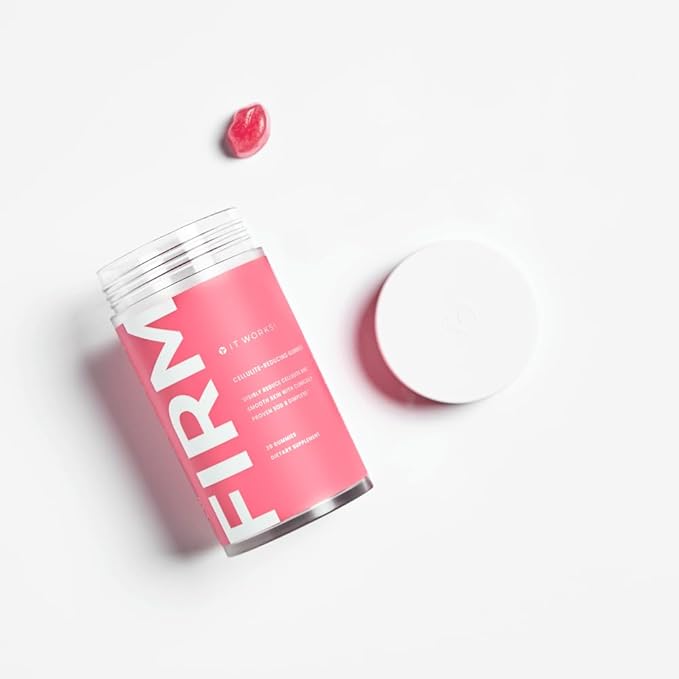 It Works! Firm - Transform Your Skin with Firm Cellulite-Reducing Gummies: Clinically Proven, Deliciously Effective and Boost Antioxidant (30 Gummies)