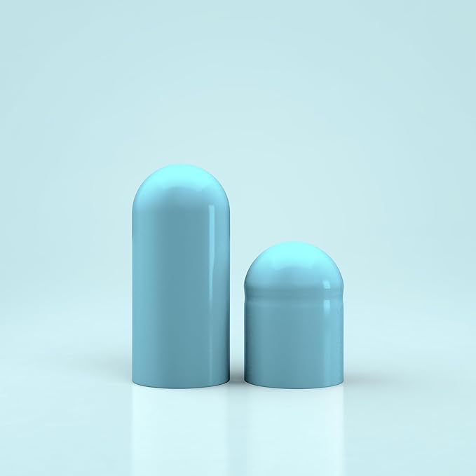 Capsuline Colored Size 0 Empty Vegan Capsules - 1000 Count - Empty Veggie Pill Capsules - DIY Vegetable Capsule Filling - Empty Caps - Kosher and Halal Certified - Non-GMO (Aqua Blue)