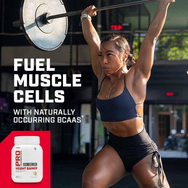 GNC Pro Performance Weight Gainer Protein Powder | Increase Muscle Mass | Banned Substance Tested | Strawberries and Cream | 6 Servings