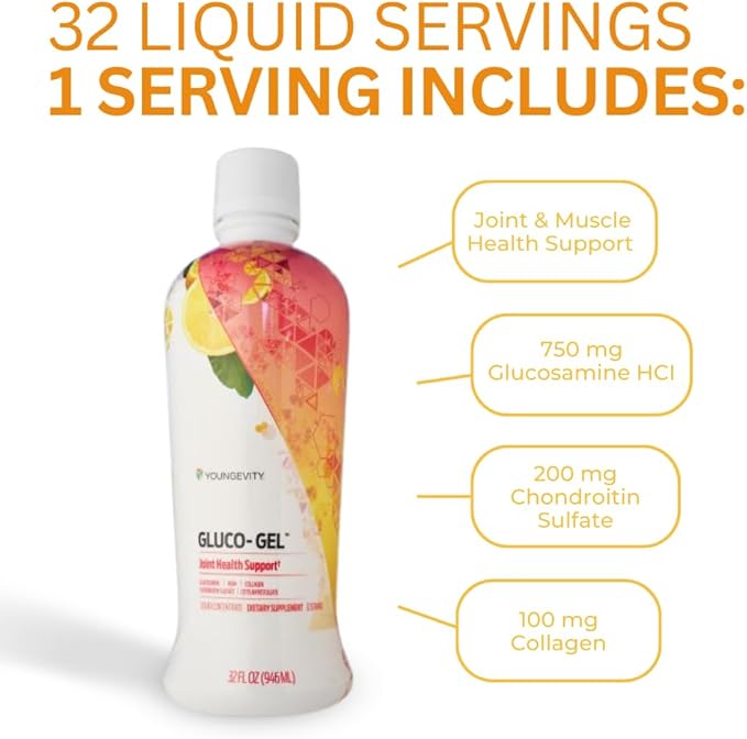 Youngevity Liquid GLUCO-Gel Majestic Earth- 32 FL OZ (Pack of 1)