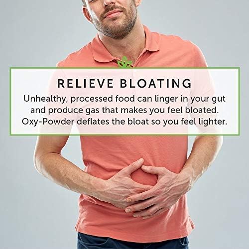 Global Healing Center Oxy-Powder Colon Cleanse Detox - Oxygen Based Safe and Natural Intestinal Cleanser, 120 Count (Pack of 2)