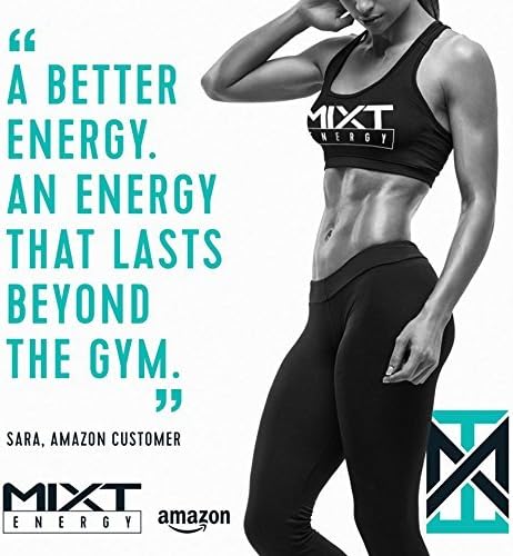 MIXT Energy Shaker Bottle, 16 oz. Shaker Bottle, BPA Free & Lid Mixing Technology (16 oz, Orange)