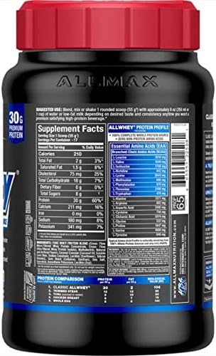 ALLMAX Nutrition AllWhey Classic, Vanilla, 2lb