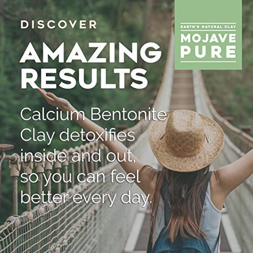 Calcium Bentonite Clay Powder | for Internal and External Use | 13oz | Pharmaceutical Grade Montmorillonite | by Earth's Natural Clay