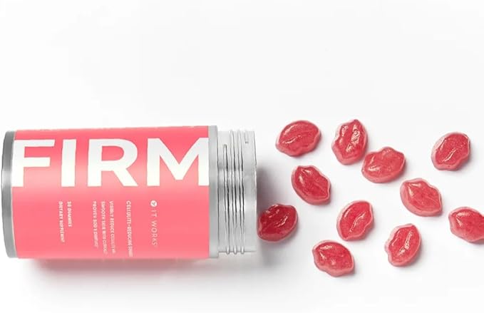It Works! Firm - Transform Your Skin with Firm Cellulite-Reducing Gummies: Clinically Proven, Deliciously Effective and Boost Antioxidant (30 Gummies)