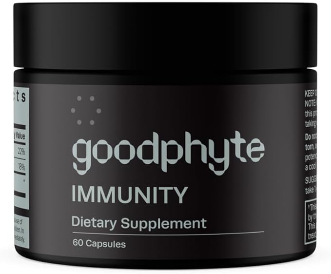| Immunity Dietary Supplement | 60 Capsules | Naturally Occuring Enzymes That Regulate Digestion | Premium All Natural Relief from IBS, Constipation, Bloating, Gas, & Indigestion