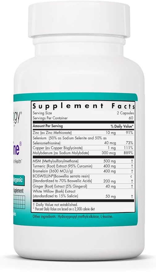 Nutricology Enzocaine, Vegicaps, 120-Count