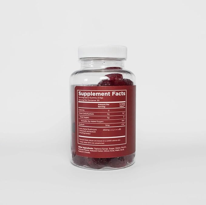 Focus Strawberry (60 Gummies) - Supports Focus and Concentration (1)