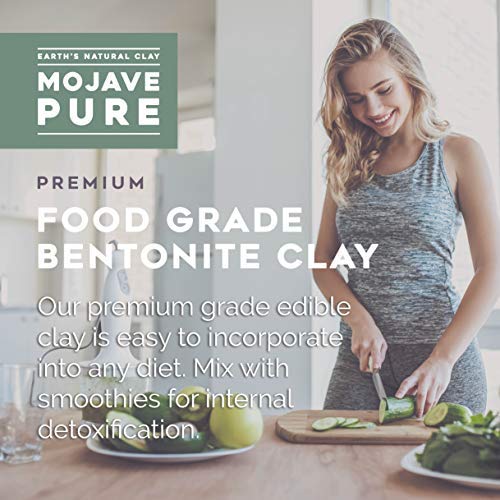 Calcium Bentonite Clay Powder | for Internal and External Use | 13oz | Pharmaceutical Grade Montmorillonite | by Earth's Natural Clay