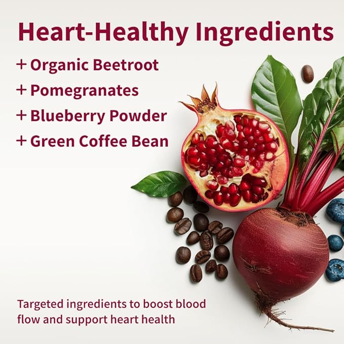 Snap Supplements Nitric Oxide Beet Root Gummies - Support Healthy Blood Circulation, 60 Gummies