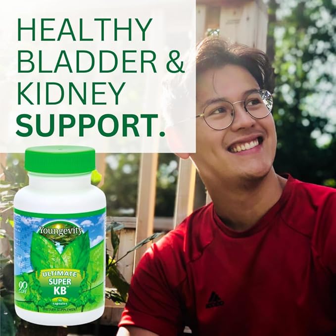 Youngevity Super KB - Proprietary Urinary Tract Health Supplement - Cranberry, Bilberry, Devil's Claw, Horsetail & More - Ancient Legacy - 90 Capsules