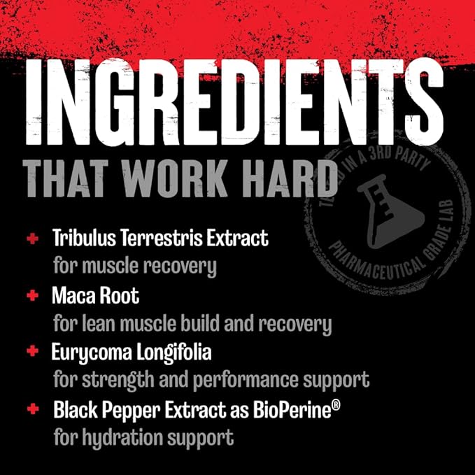 Animal Stak – Complete Natural Hormone Booster Supplement with Tribulus – Natural Testosterone Booster for Athletes – Contains Estrogen Blockers – 1 Month Cycle