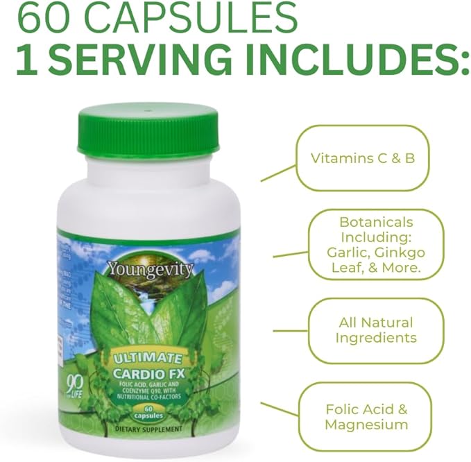 Cardiovascular Support Cardio FX - 60 Caps