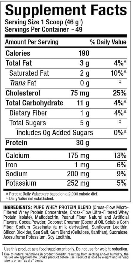 ALLMAX Classic ALLWHEY, Chocolate Peanut Butter - 5 lb - 30 Grams of Protein Per Scoop - Gluten Free - Approx. 49 Servings