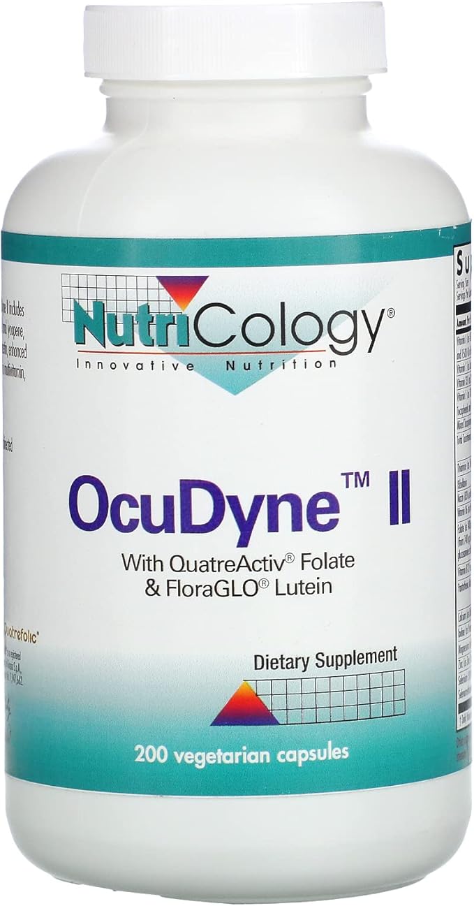 Nutricology Ocudyne II, Vegicaps, 200-Count