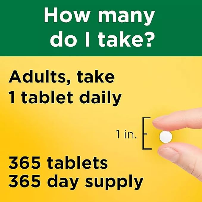Nature Made Iron 65 mg (from Ferrous Sulfate) Tablets for Red Blood Cell Formation (365 ct.).