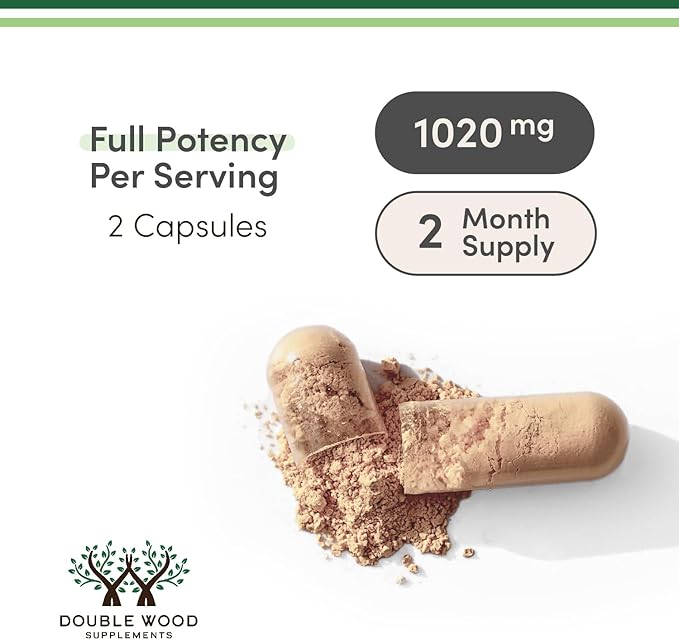 Tongkat Ali Extract 200 to 1 for Men (Longjack) Eurycoma Longifolia, 1020mg per Serving, 120 Capsules - Men's Health Support with 20mg Tribulus Terrestris (Third Party Tested) by Double Wood