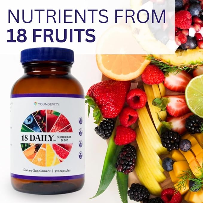 Youngevity 18 Daily Super Fruit Blend & 20 Daily Super Veggie Blend