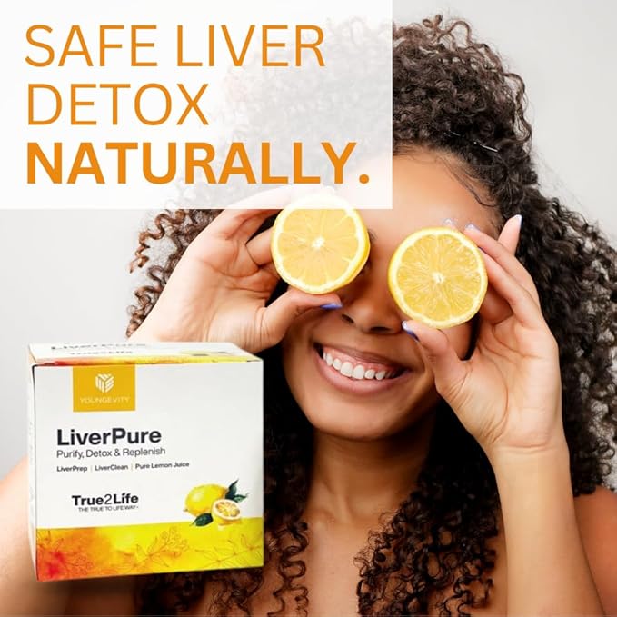Youngevity 30 Day Detox - Liver, Gut, Digestion Ultimate Detox - 30+ fruits, herbs, and proprietary cofactors - Complete Natural Cleanse - Easy, fast detoxification - Detox + Replenish (30 Day Supply)