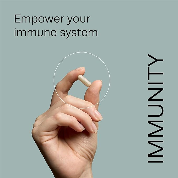 | Immunity Dietary Supplement | 60 Capsules | Naturally Occuring Enzymes That Regulate Digestion | Premium All Natural Relief from IBS, Constipation, Bloating, Gas, & Indigestion
