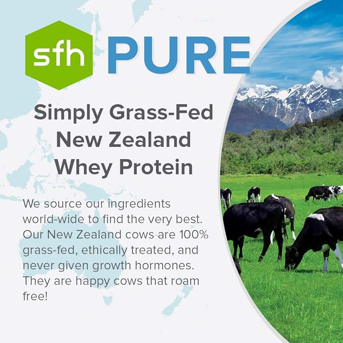 Pure Whey Protein Powder Chocolate Pack of 10 Single Serves