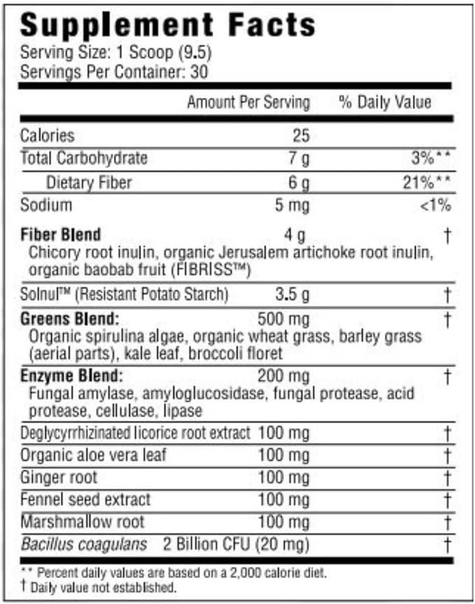 Greens Superfood Powder with Probiotics & Prebiotics – Super Greens Powder, Smoothie & Juice Mix Powder - Digestive Health, Immune Health & Regularity Support – Mango, Pineapple