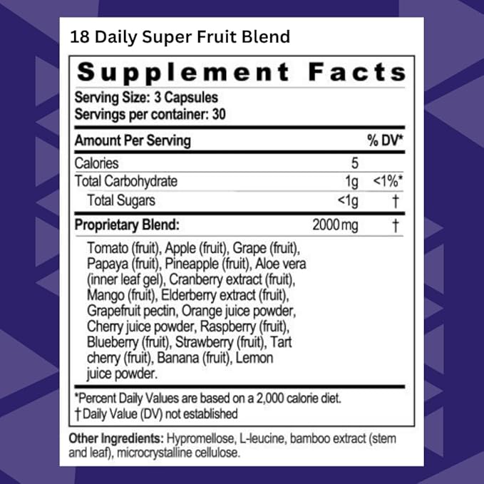 Youngevity 18 Daily Super Fruit Blend & 20 Daily Super Veggie Blend
