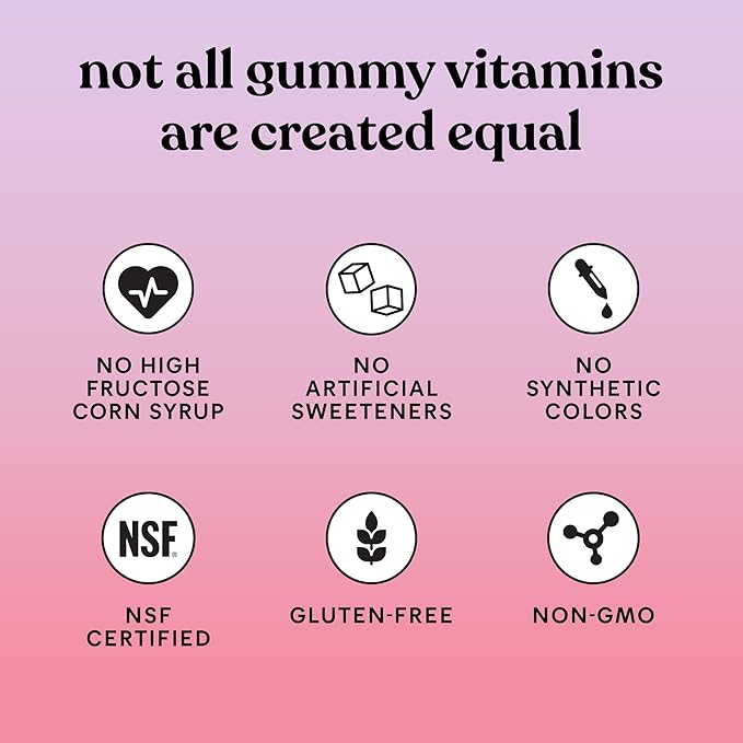 Lemme Glow Collagen Gummies for Thick Hair, Strong Nails & Healthy Skin with Multi-Collagen Peptides, Biotin, Trace Minerals, Zinc, Vitamins A, C & E, Dairy & Gluten Free, Peach Flavor, 60 ct.