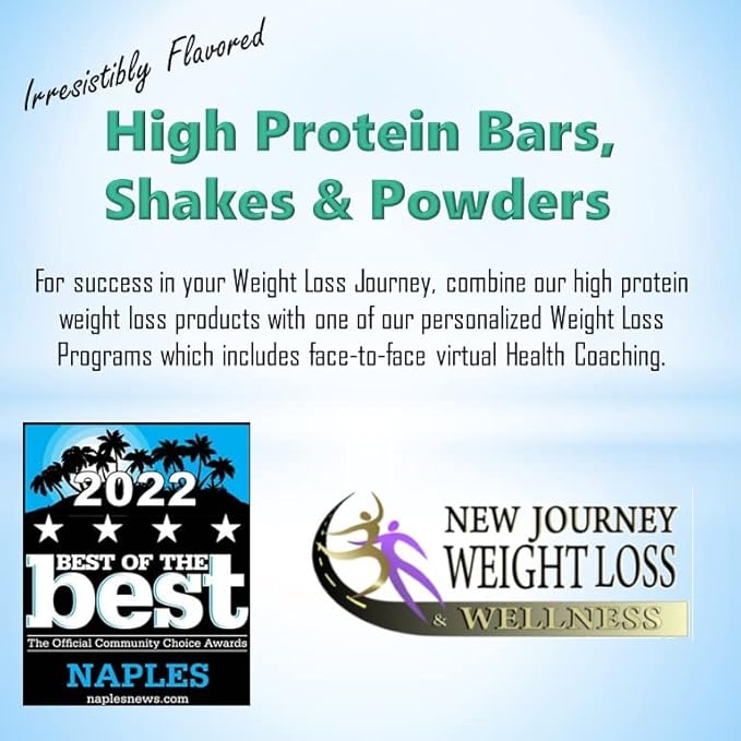 Peppermint Cocoa Crunch Bar - New Journey Weight Loss & Wellness - High Protein Meal Replacement Nutrition Bar (7 bars/box)