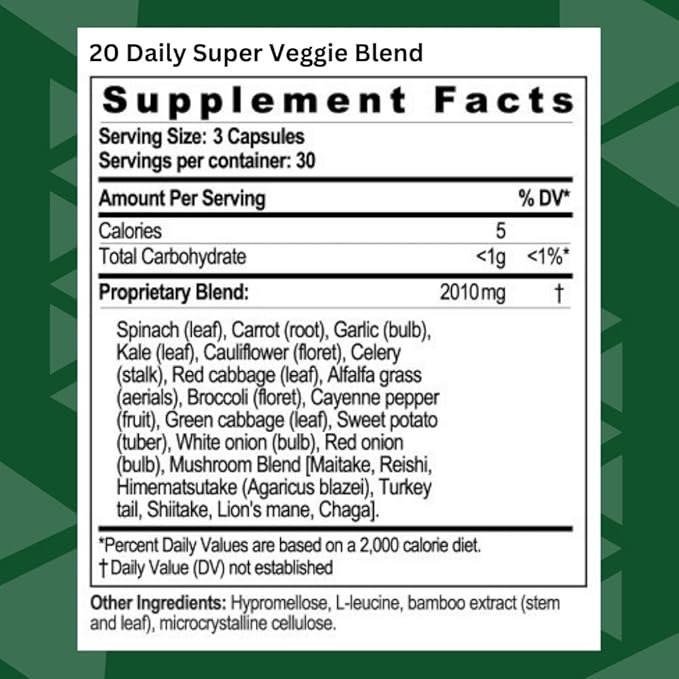Youngevity 18 Daily Super Fruit Blend & 20 Daily Super Veggie Blend