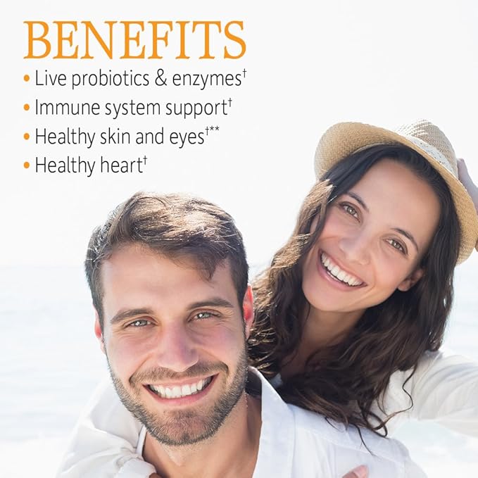 Garden of Life Raw Vitamin Code Vitamin C, 120 Vegan Capsules, 500mg Whole Food Vitamin C Supplements with Bioflavonoids, Fruits & Veggies, Probiotics, Gluten Free for Adults