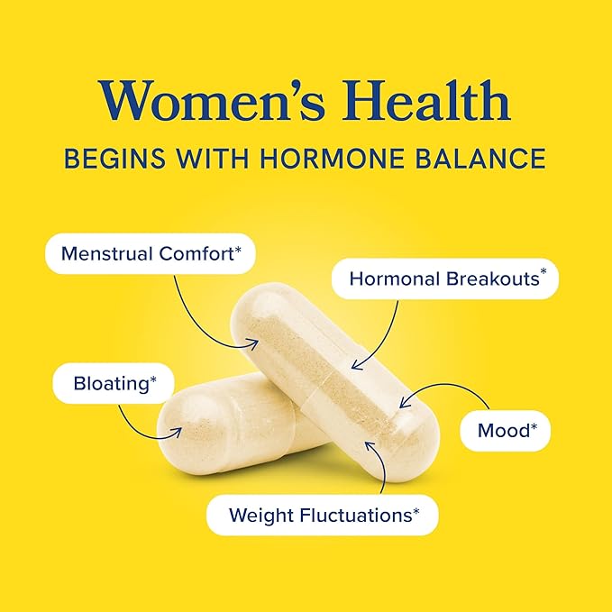 DIM Supplement 200 mg (120 Ct) | Estrogen Balance for Women & Men | Hormone Balance, Hormonal Acne Supplements, Menopause Support, Antioxidant Support, PMS Support | Non-GMO, Vegan, Soy Free