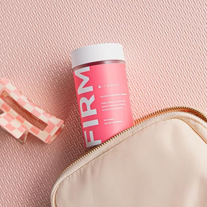 It Works! Firm - Transform Your Skin with Firm Cellulite-Reducing Gummies: Clinically Proven, Deliciously Effective and Boost Antioxidant (30 Gummies)