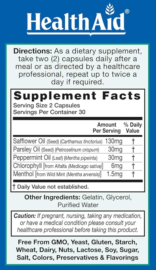 Interfresh, 60 Soft Gel Capsules, Twice Daily, Fights Bad Breath and Aids in Digestion and Colon Health, Feel Fresh All Day Long