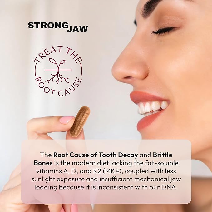 Tooth Restore Supplement for Tooth Remineralization, Teeth Remineralization & Teeth Health, Oral Health Remineralizing Tooth Powder Capsules, Teeth and Gum Vitamins, Remineralize Teeth Vitamins