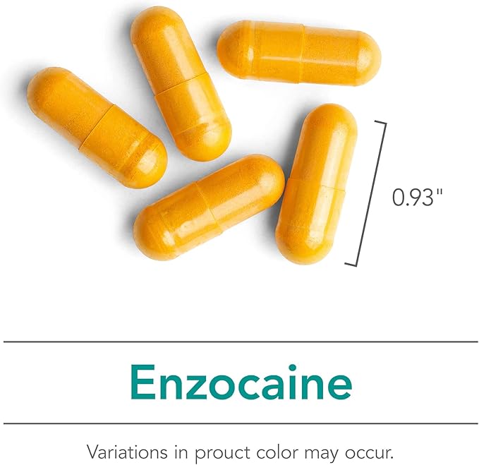 Nutricology Enzocaine, Vegicaps, 120-Count