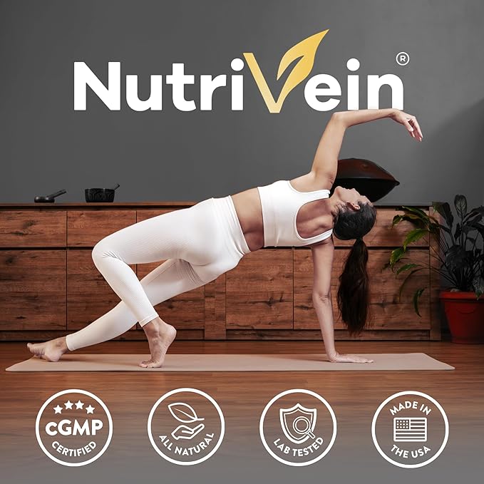 Nutrivein Shilajit Supplement 1500mg - Pure Himalayan Shilajit - Powerful Resin Extract Blended with Sea Moss, Tongkat Ali & Ashwagandha - 60 Servings