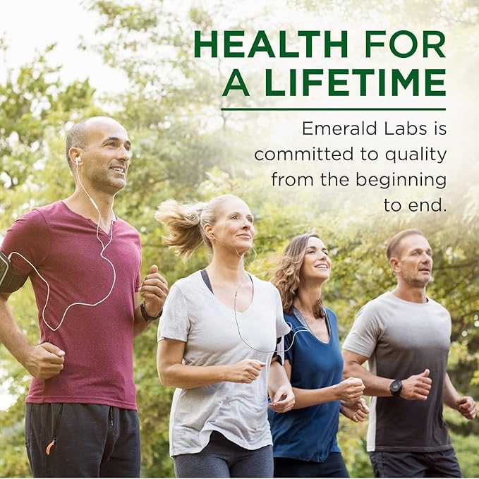 EMERALD LABS B-Healthy - Vegan Vitamin B Complex - Includes Methylated Folic Acid & Full Spectrum B Vitamins - Supports Immune, Brain & Heart Health* - 60 Vegetable Capsules