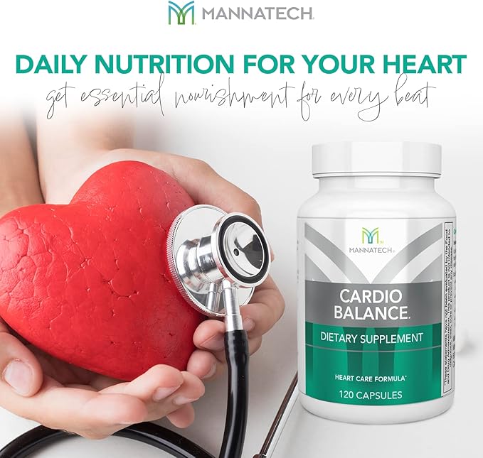 Mannatech CardioBALANCE®, Formulated with Folic Acid, L-Arginine & CoQ10, Vitamin C, Vitamin E, Vitamin B6 & Vitamin B12-90 Capsules.