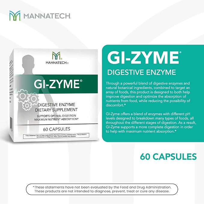 Mannatech GI-Zyme 60 Capsules