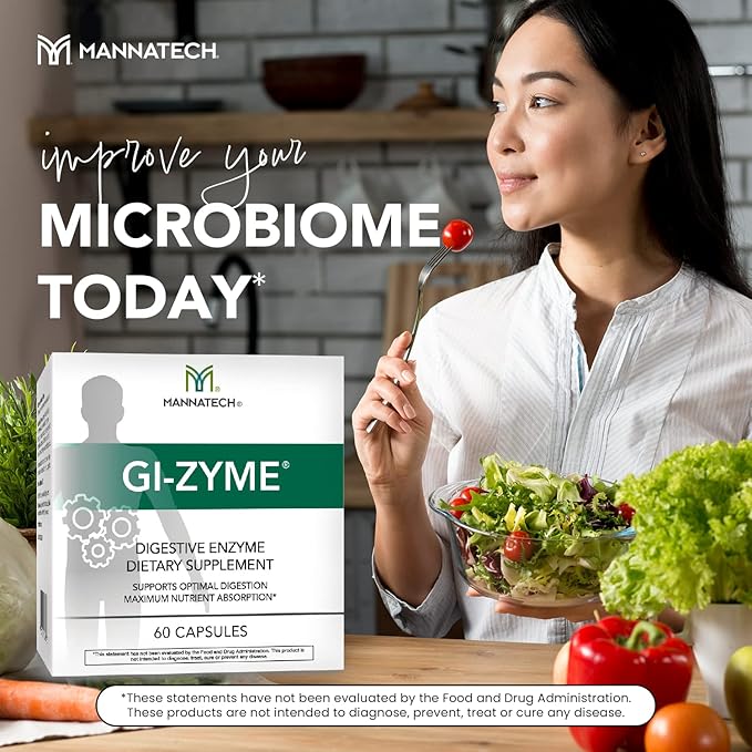 Mannatech GI-Zyme 60 Capsules