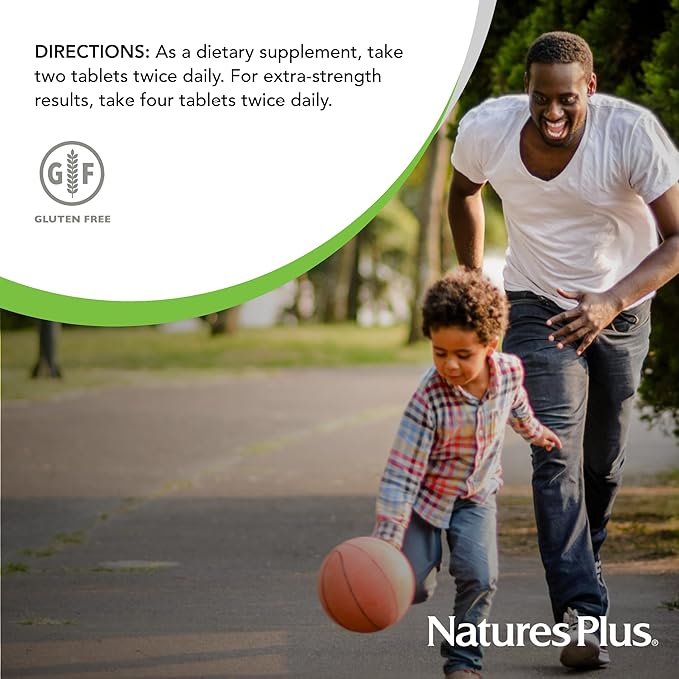Natures Plus Advanced Therapeutics Triple Strength Ultra Rx-Joint, Extended Delivery - 120 Tablets - Glucosamine/Chondroitin/MSM - High Potency Joint Support - Gluten-Free - 30 Servings