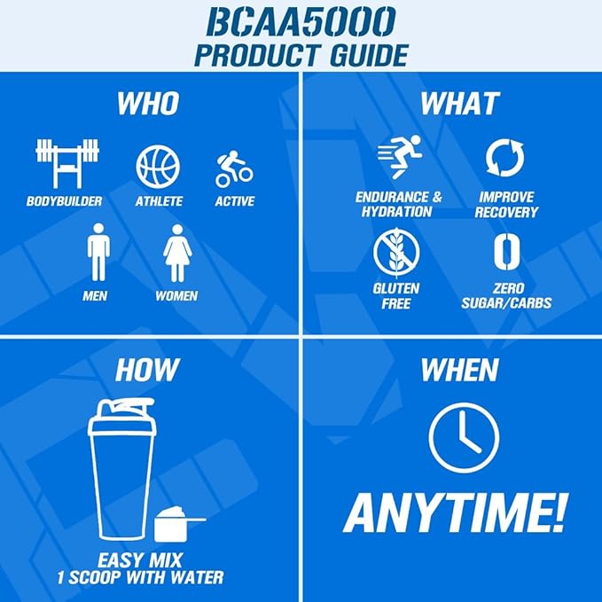 Evlution EVL BCAAs Amino Acids Powder - BCAA Powder Post Workout Recovery Drink and Stim Free Pre Workout Energy Drink Powder - 5g Branched Chain Amino Acids Supplement for Men - Rocket Pop