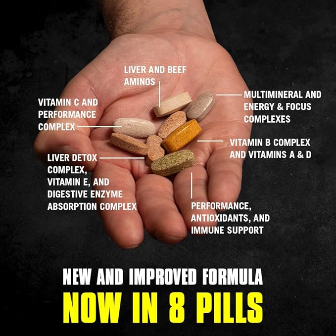 Animal Pak - Convenient Multivitamin for Men & Women Daily All-in-One Vitamin & Supplement Pack - Zinc, Vitamins C, B, D, Amino Acids, and Immune Support - Sports Nutrition Performance - 30 Count