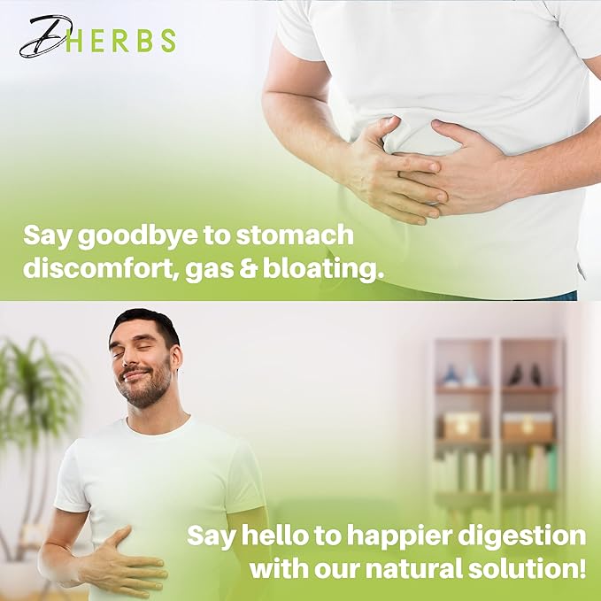 Intestinal Cleanser Digestion Supplement - Digestive System Cleanse Capsules Made with Pure Herbs - Colon Cleanse Supplement for Overall Gut Wellness by DHerbs - 100 Vegetarian Capsules