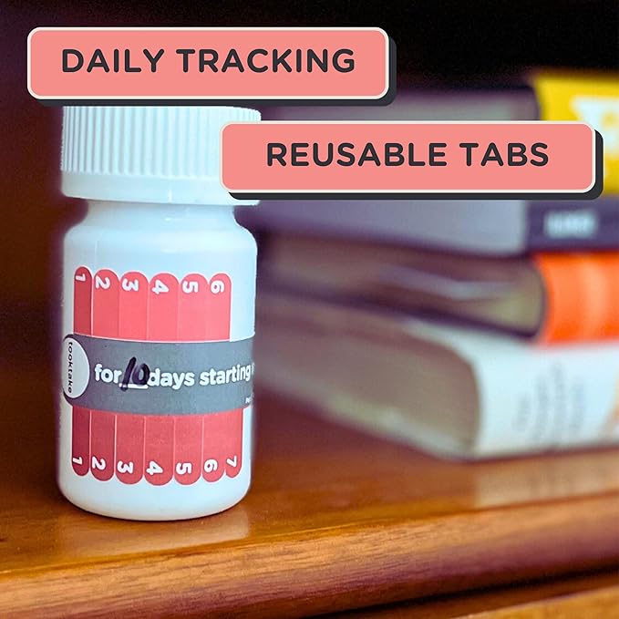 Tracking Stickers/Mixed 3 Pack-Vitamins & Medication in All Forms,Vitamin Organizer,Easy Pill Tracker, Daily Pill Organizer,Medicine Organizer,Weekly Pill Box,7 Day Week, AM/PM,Day & Night