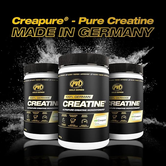 PVL Creapure Creatine - 100% Pure German Creatine monohydrate Powder - 48 Servings - 240 g