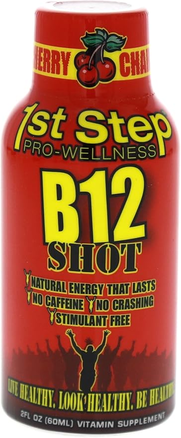 B-12 Boost Cherry Charge 12 (2 fl oz) bottles