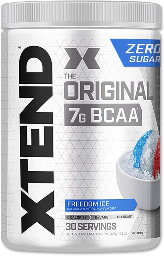 Xtend XTEND Original BCAA Powder 7g BCAA and 2.5g L-Glutamine, Sugar Free Post Workout Muscle Recovery Drink with Amino Acids for Men & Women, 30 Servings